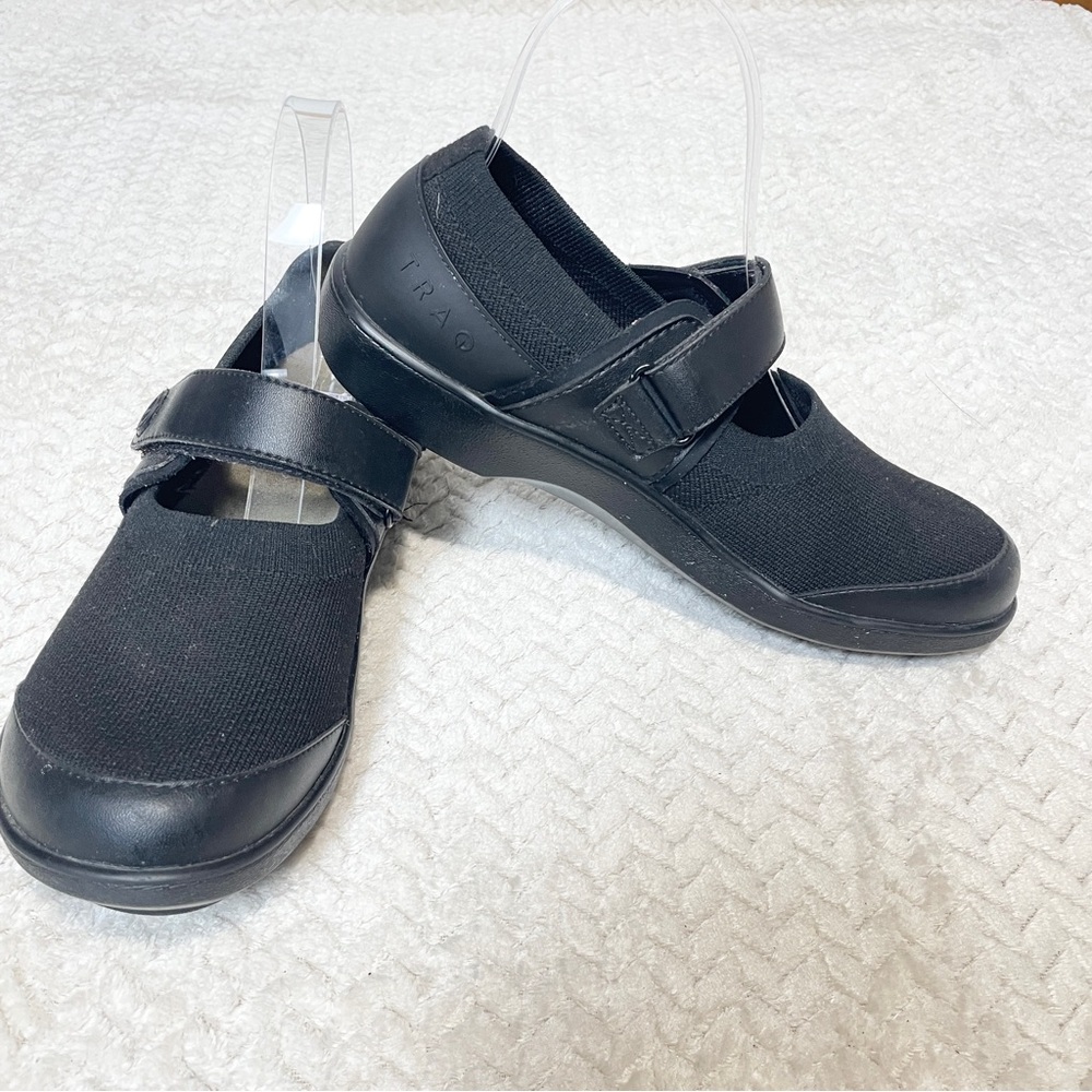 Traq by Alegria‎ Women's Black Comfort Mary Jane Shoe Size 38 - Picture 5 of 8